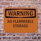 Signmission No Flammable Storage OSHA Warning Sign, Plastic, 10in W x 7in L, 2PK OS-2PACK-WS-P-710-L-11964 - alternate 3